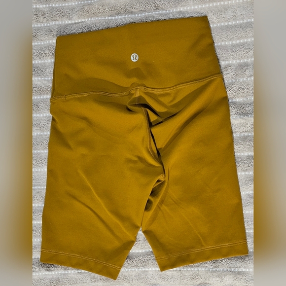 lululemon athletica Mustard Yellow Athletic Shorts - Picture 5 of 9